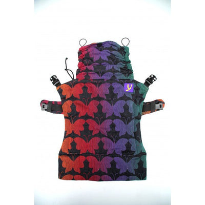 Yaro Flex panel - Butterflies Contra Black Rainbow Confetti#