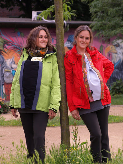 Kumja sommer-jakkeindsats - bærejakke og graviditetsjakke - grafit#