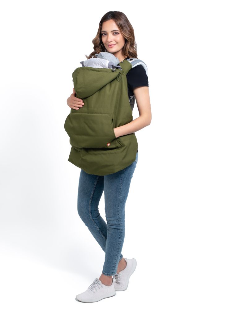 Wombat All weather Cover - Forest Green/Beige