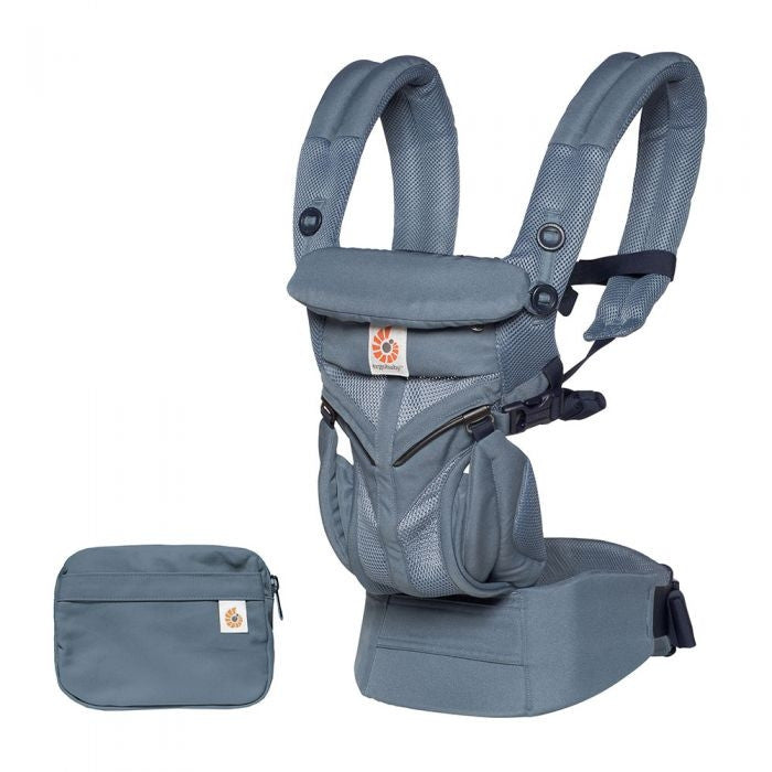 Ergobaby Omni 360 Cool Air Mesh bæresele i blå (Oxford Blue)