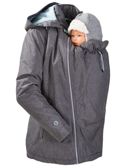 Mamalila Sporty vinterbærejakke - Ice Grey#