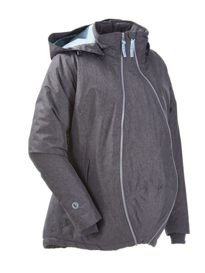 Mamalila Sporty vinterbærejakke - Ice Grey#