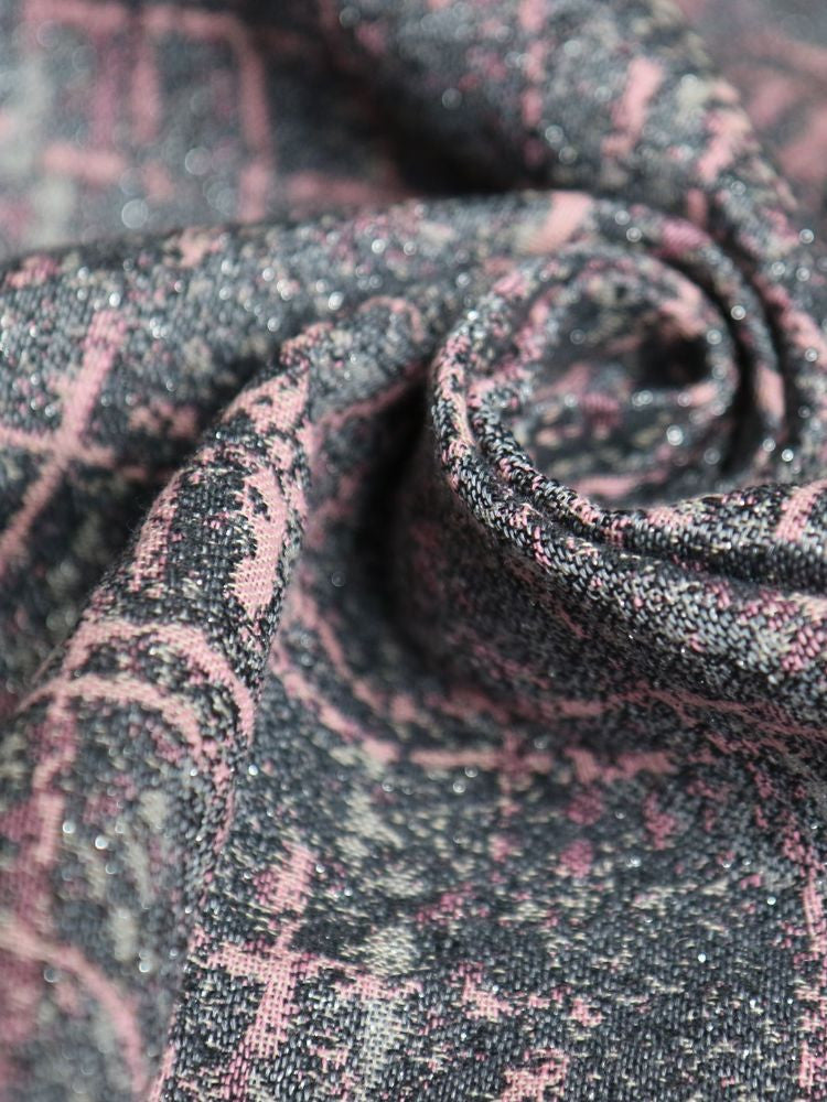 Yaro Fastvikle - Sparkling Ultra Pink Grey Linen Glam