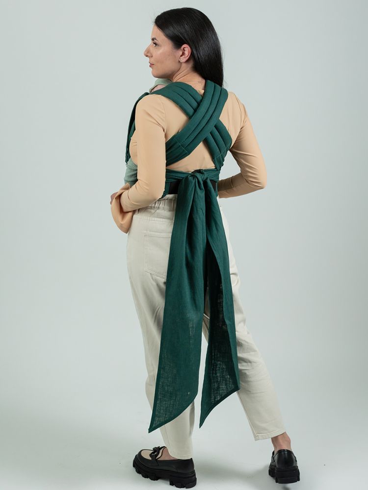 Isara Quick Half Buckle Bæresele - Evergreen Linen