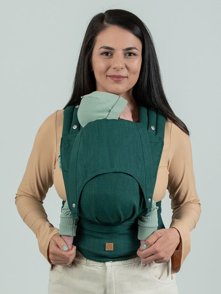 Isara Quick Half Buckle Bæresele - Evergreen Linen