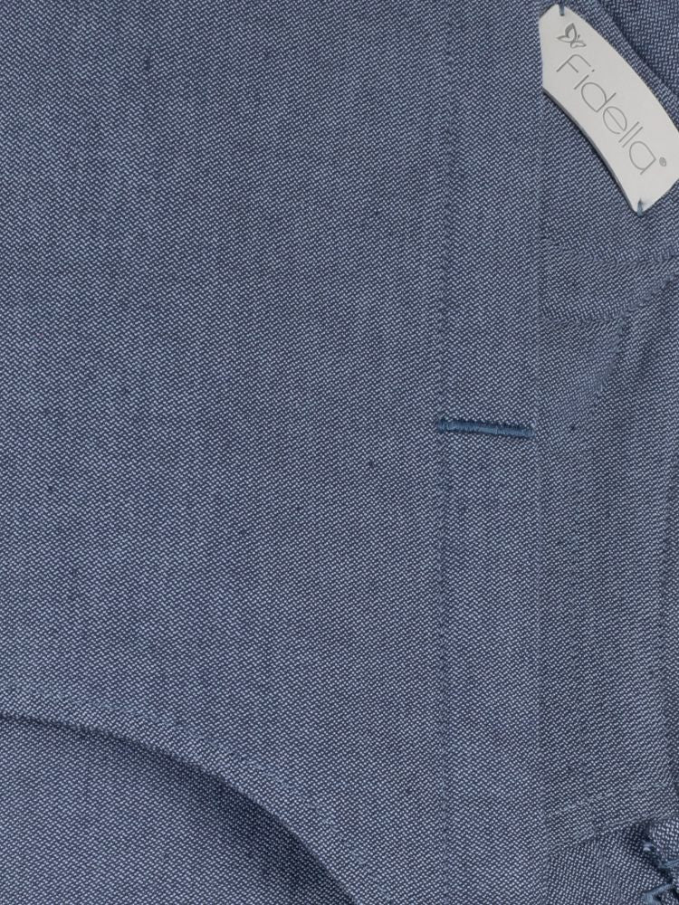 Fidella FlyClick Halfbuckle Bæresele - Chevron Denim Blue