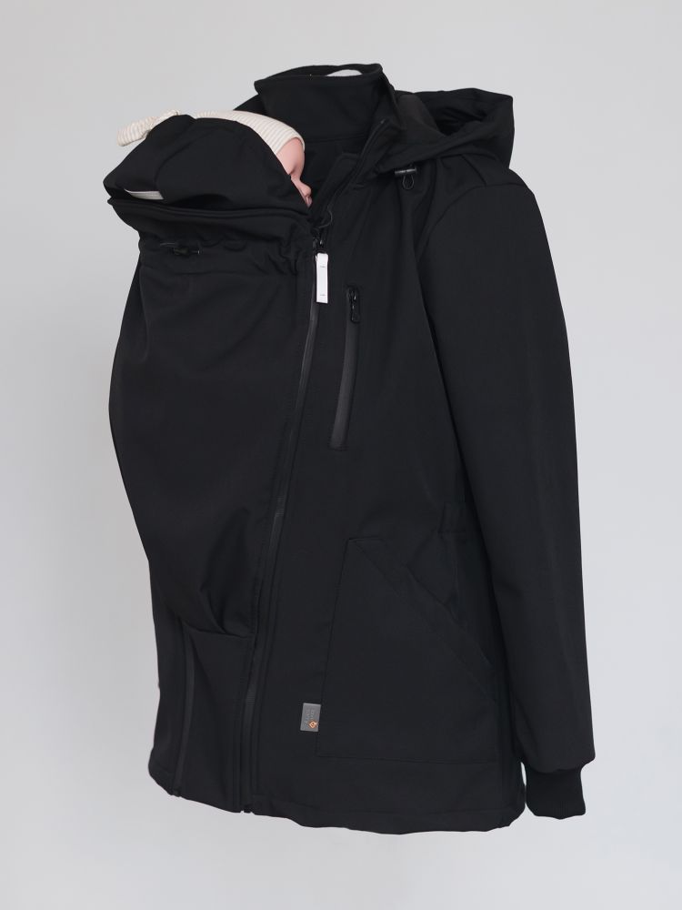 Love & Carry Softshell Bærejakke - Sort