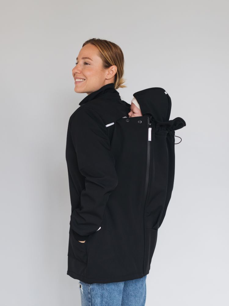 Love & Carry Softshell Bærejakke - Sort