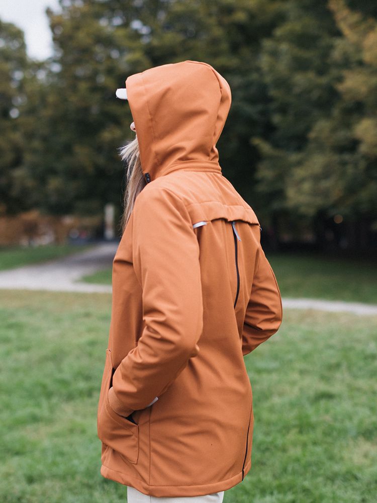 Love & Carry Softshell Bærejakke - Paprika/terracotta