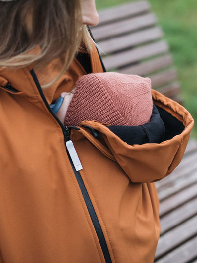 Love & Carry Softshell Bærejakke - Paprika/terracotta#