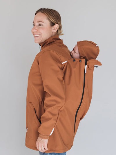 Love & Carry Softshell Bærejakke - Paprika/terracotta#