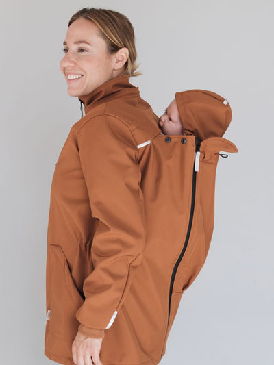 Love & Carry Softshell Bærejakke - Paprika/terracotta#