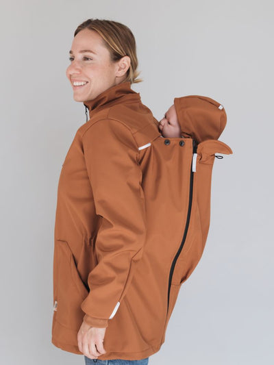 Love & Carry Softshell Bærejakke - Paprika/terracotta#