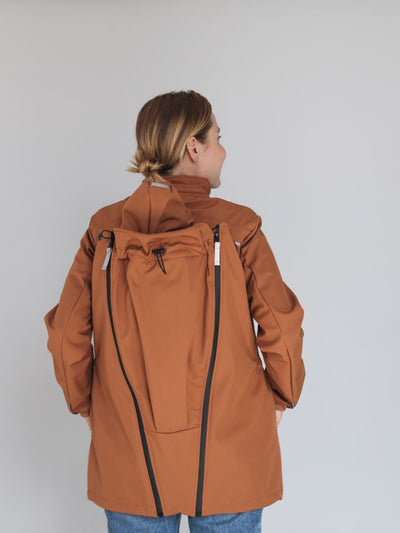 Love & Carry Softshell Bærejakke - Paprika/terracotta#