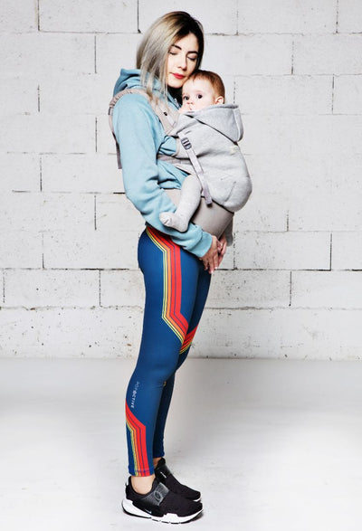 Love Radius HoodieCarrier Bæresele - Athletic Grey (inklusiv babyindsats)#