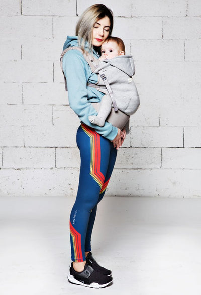 Love Radius HoodieCarrier Bæresele - Athletic Grey (inklusiv babyindsats)#