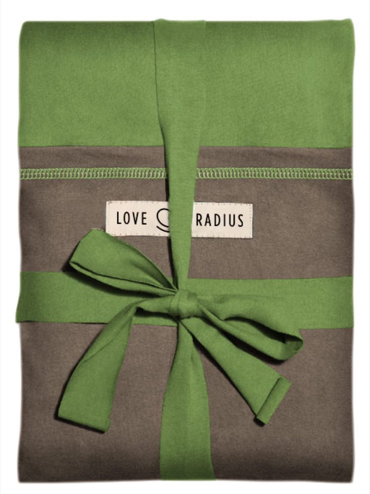 Love Radius Original strækvikle - Pistache/brun
