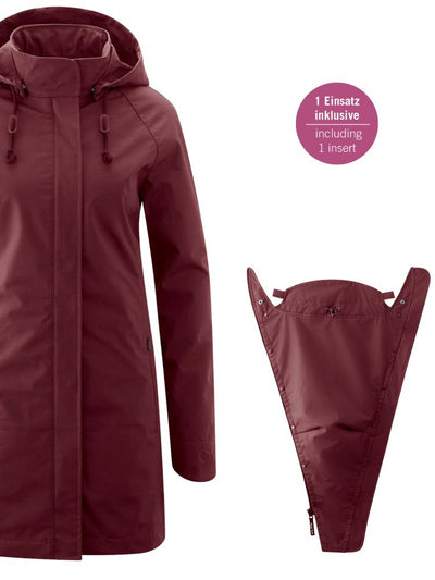 Mamalila Bærefrakke Berlin (Short Coat) - Berry#