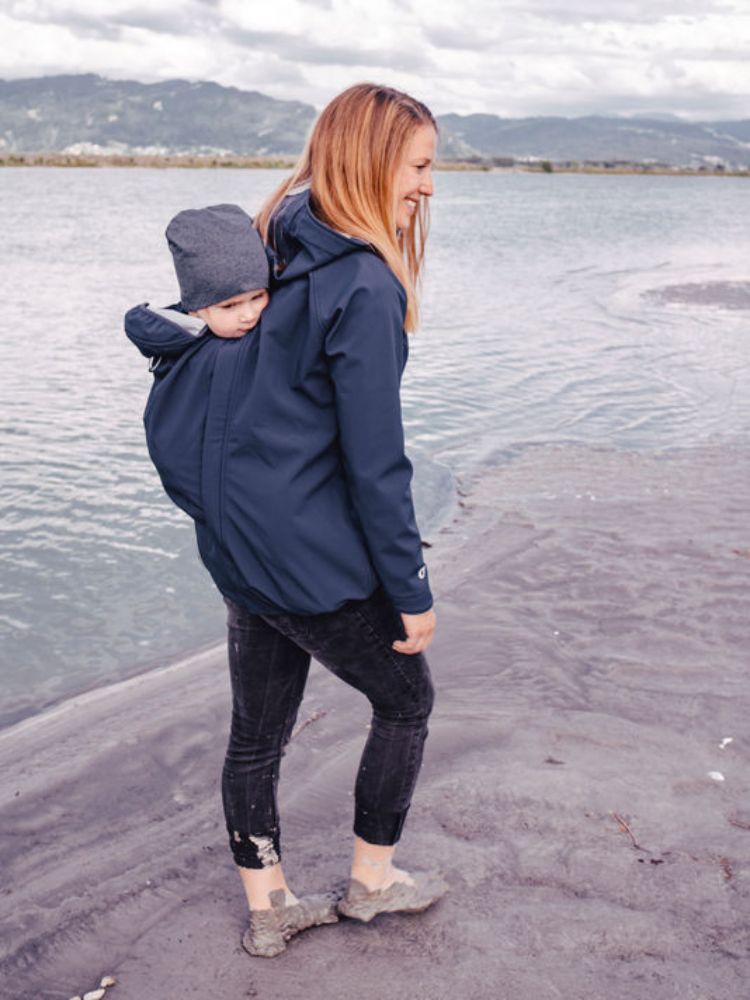 Mamalila Softshell Bærejakke - Navy