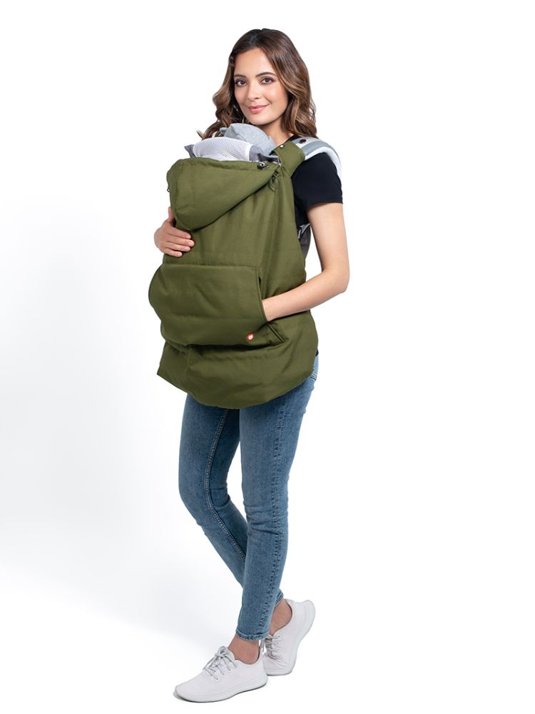 Wombat All weather Cover - Forest Green/Beige